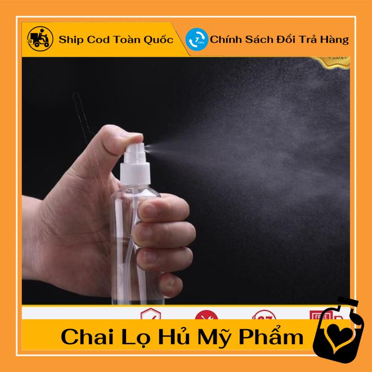 Chai Xịt Phun Sương ❤ TOP GIÁ RẺ ❤ [50ml] Chai lọ nhựa pet xịt phun sương chiết mỹ phẩm ,Xưởng Chai Lọ