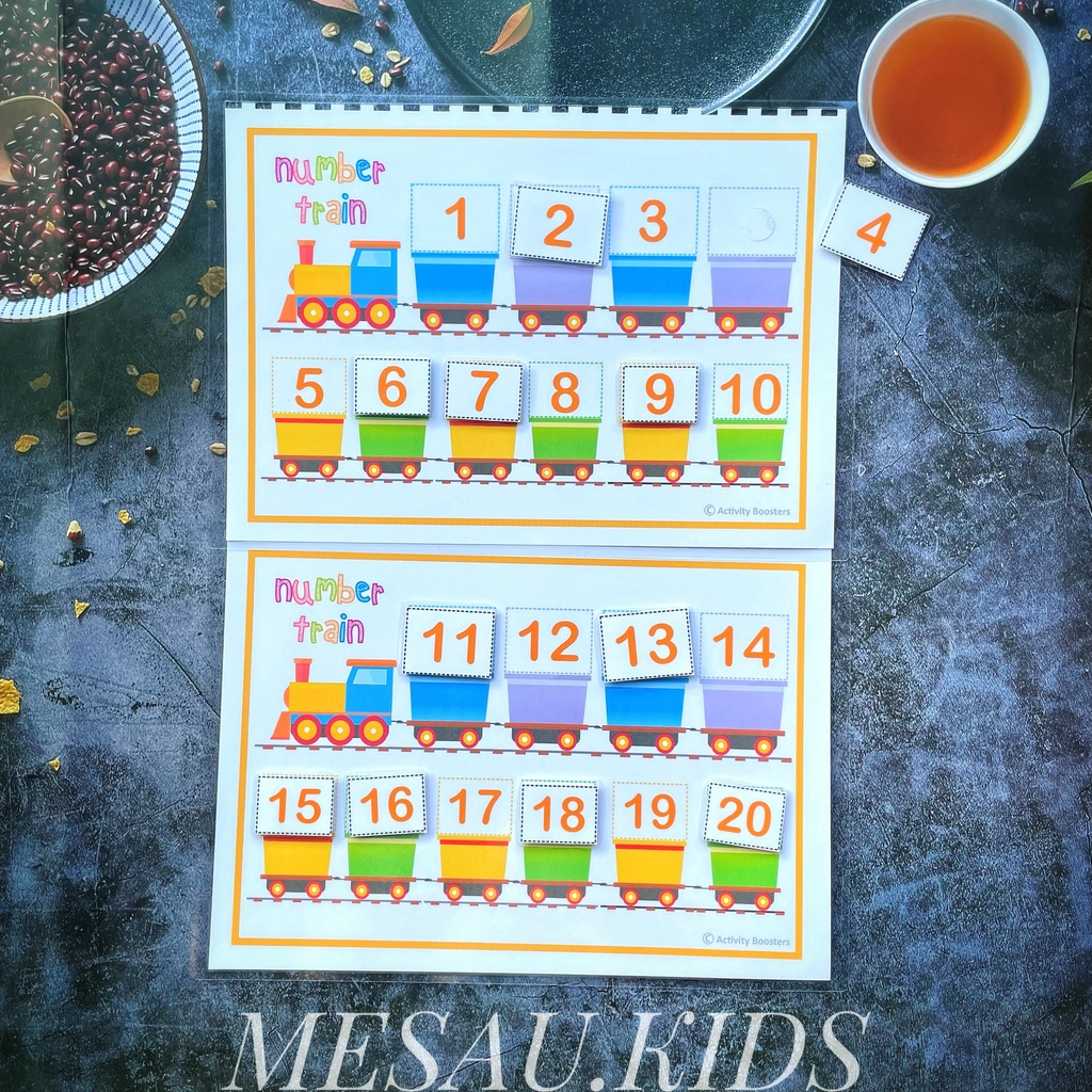 Học Liệu Bóc Dán Montessori MESAUKIDS Đồ Chơi Giáo Dục Đồ Chơi Phát Triển Trí Tuệ Thông Minh Cho Bé Nhiều Chủ Đề