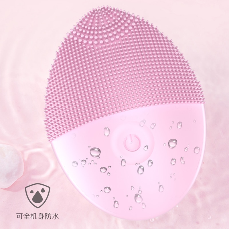 Silicone Face Cleansing Brush Electric Face Cleanser Electric Facial Cleanser Cleansing Skin Deep Washing Massage Brush #GH-68