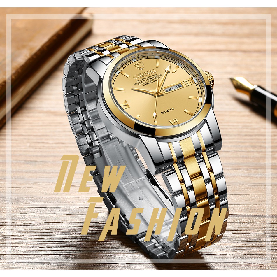 Đồng Hồ Analog Nam Hiển Thị Ngày Năm 2021 Chexi