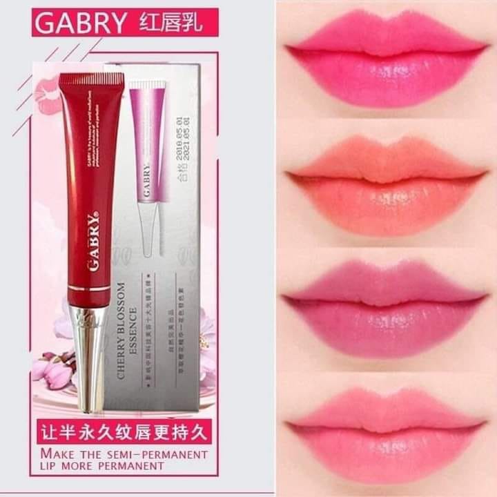 Dưỡng Kích Màu Môi Sau Phun Xăm GABRY 3 Màu Đỏ - Cam - Hồng