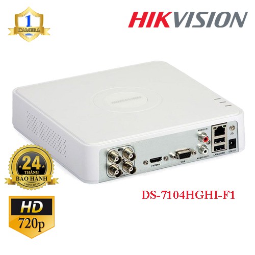 Đầu ghi hình Hikvision 4 Kênh DS-7104HGHI-F1