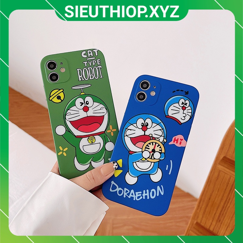 Ốp lưng IPhone IP cạnh vuông Doreamon BVC 6/6plus/6s/6splus/7/7plus/8/8plus/x/xr/xs/11/12/13/pro/promax OP21A