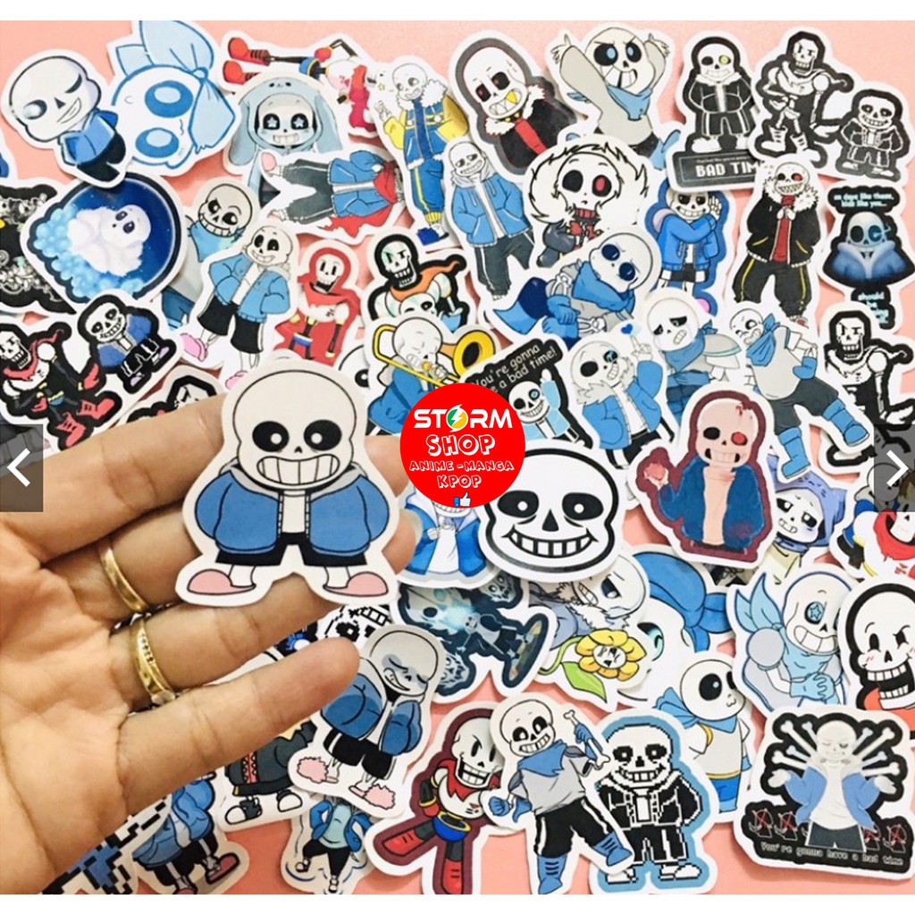 Sticker / Hình dán Game sans undertale