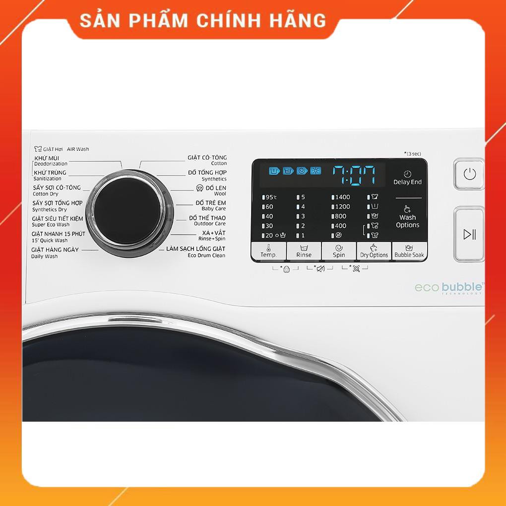 [ FREE SHIP ] Máy giặt sấy Samsung Inverter 9.5kg WD95J5410AW/SV