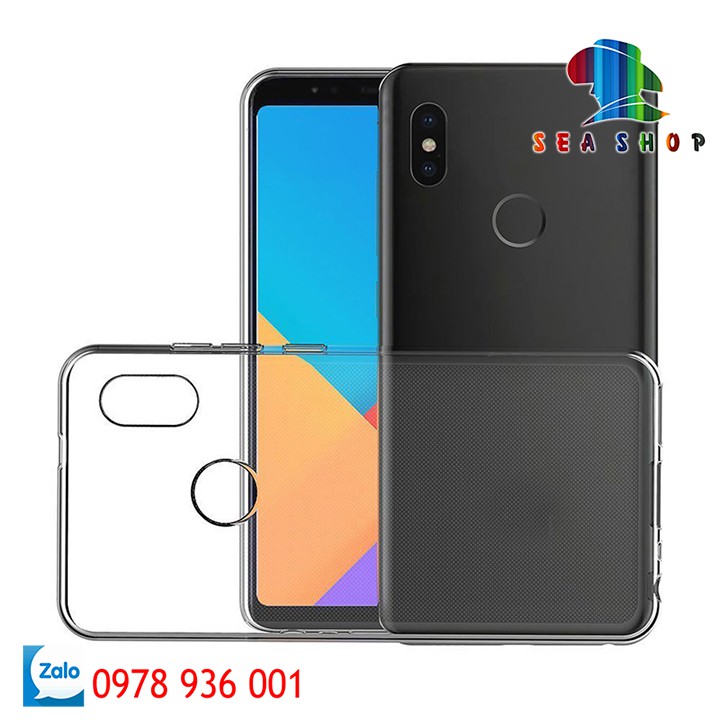 Ốp lưng Xiaomi Mi A2 - Mi 6X silicon trong suốt