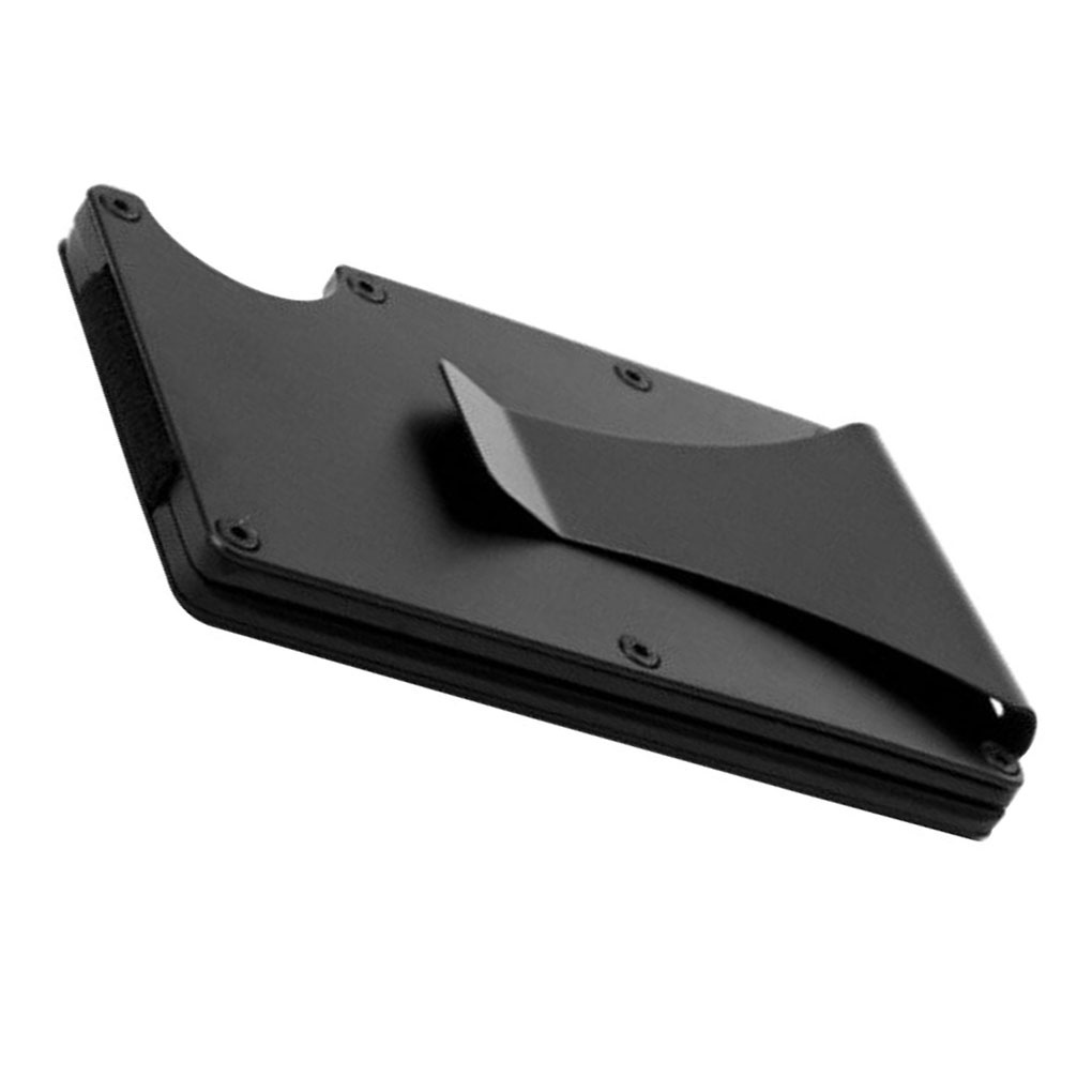 RFID Shield Metal Card Holder Wallet Business Credit Debit Door Card Organizer Storage Wallet