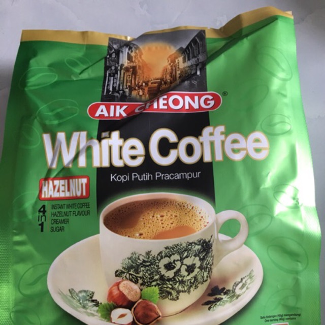 [HCM] Cà phê trắng 4 in 1 - White coffee aik cheong 4 trong 1