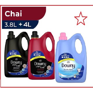 Nước Xả Vải Downy Chai Lớn 4KG & 3.8KG Tiết Kiệm Mới