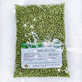 Đậu xanh hạt nguyên 500g ( Đậu làm giá vẫn thích hợp )