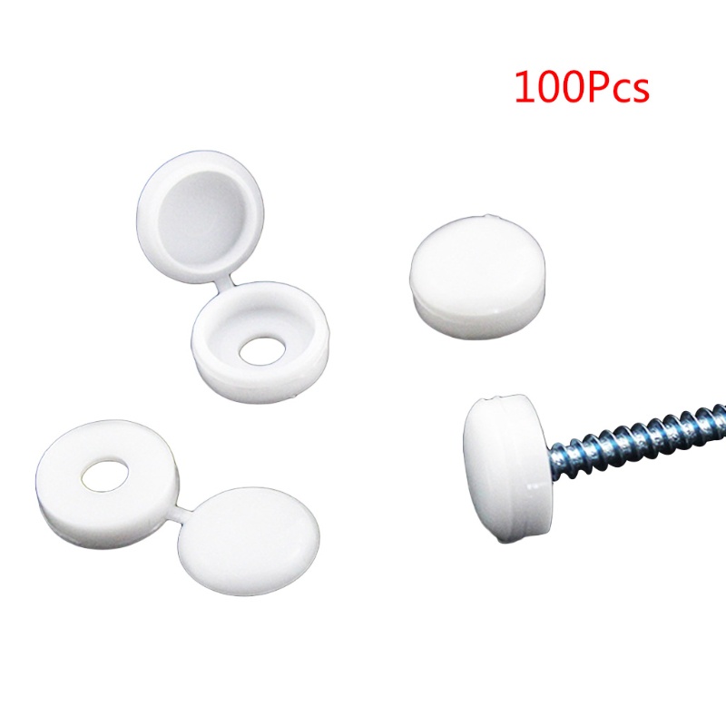 Set 100 Nắp Vít Nhựa M6 Chuyên Dụng Làm Đồ Thủ Công