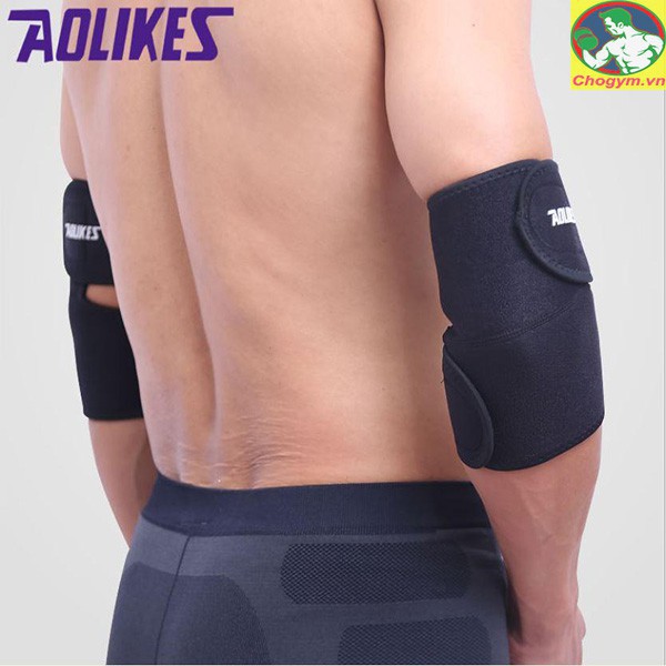 Băng Bảo Vệ Khủy Tay Aolikes Elbow Support, Đai khuỷu tay Tập Gym KINGDOM SPORT