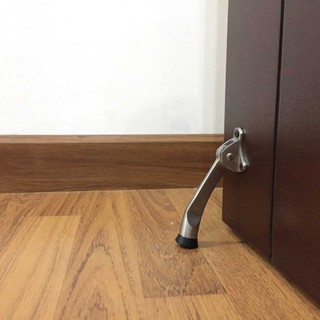 Chặn cửa móng ngựa, chân chó, hãm cửa mở hé 1 chiều bất chấp gió to (hợp kim)