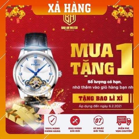 [Chính Hãng 100%] Đồng Hồ Nam PAGINI PA19966 - Đồng hồ cơ automatic lộ máy hàng chính hãng, Bảo hành 5 năm