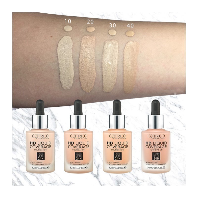 Kem nền Catrice HD Liquid Coverage Foundation