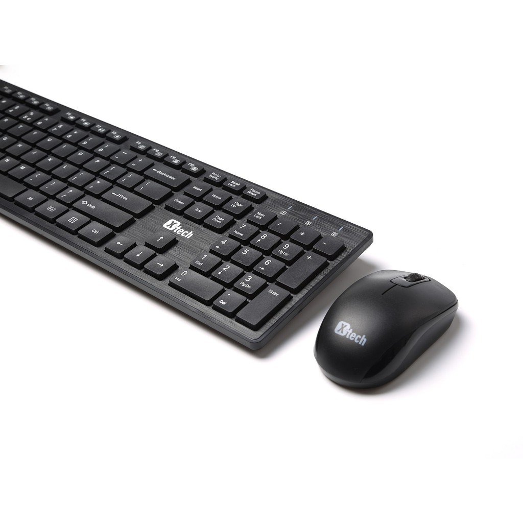 Bộ bàn phím chuột không dây cao cấp X-TECH TM_KM239W cổng USB chính hãng