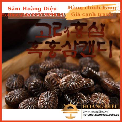 SÂM HOÀNG DIỆU -  Kẹo sâm đen 170g đóng gói Việt Nam