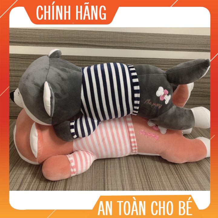 Chó Bông _Gấu Bông Chó Happy mềm mịn hàng cao cấp - GB04