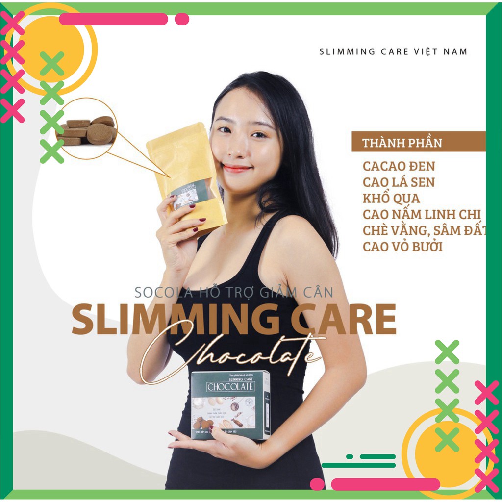 Viên Chocolate Giảm Cân Slimming Care Thảo Mộc Có Bán Sĩ