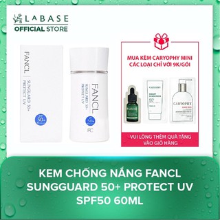 Kem chống năng FANCL Sunguard 50+ Protect UV SPF50 60ml [CÓ BILL]