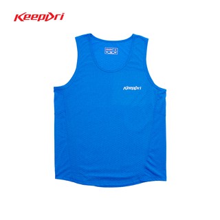 Áo thun thể thao ba lỗ keepdri màu xanh da trời kbmxdt01