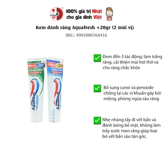 Kem Đánh Răng Aquafresh Nhật Bản 140g