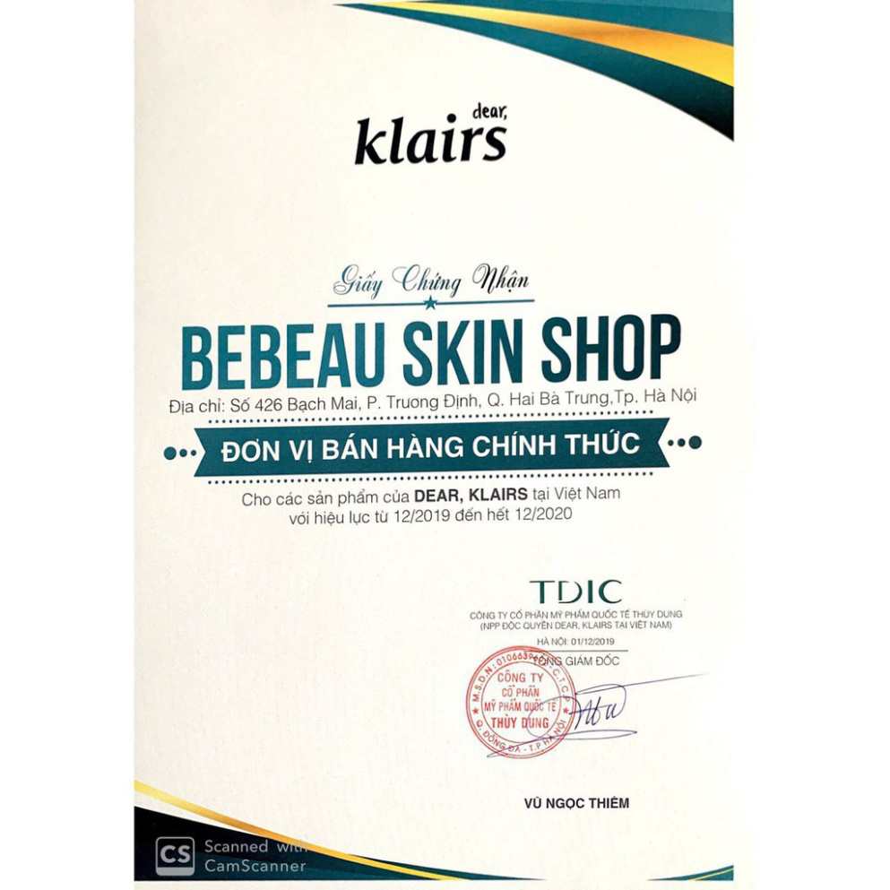 SỐC THẬT SỰ Klairs Midnight Blue Calming Cream - Kem dưỡng phục hồi da ban đêm (30ml - 60ml) [Đại Lý Chính Hãng] SỐC THẬ