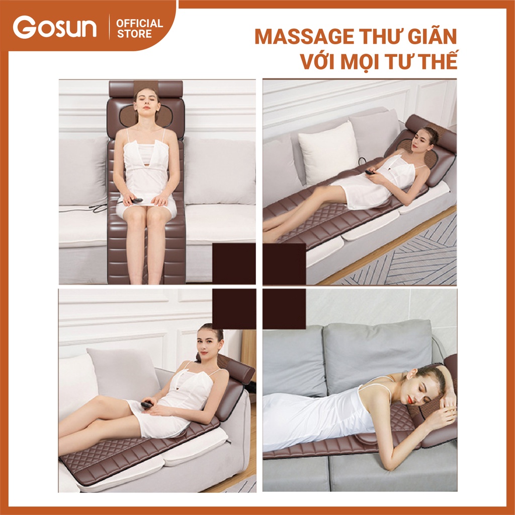 Đệm Massage Toàn Thân Genji A5, Nệm Massage Thảo Dược, Hồng Ngoại Cải Tiến Mới Hồi Phục Cơ Thể