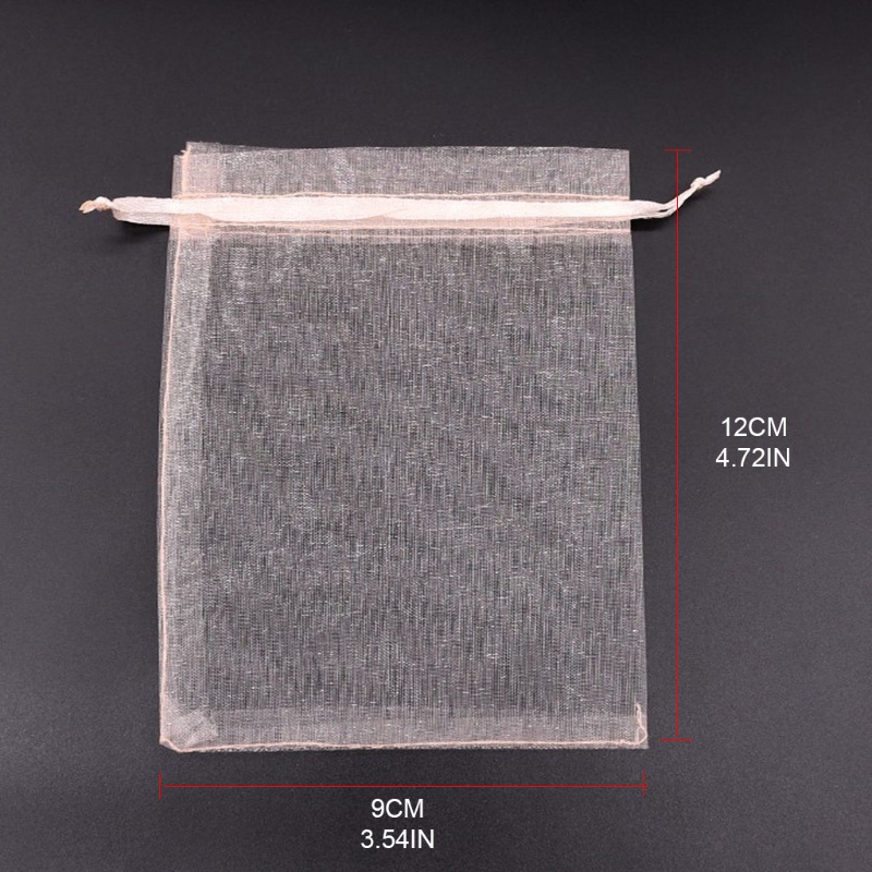 Bộ 100 Túi Dây Rút Đựng Trang Sức / Kẹo / Tiệc Cưới Tiện Dụng