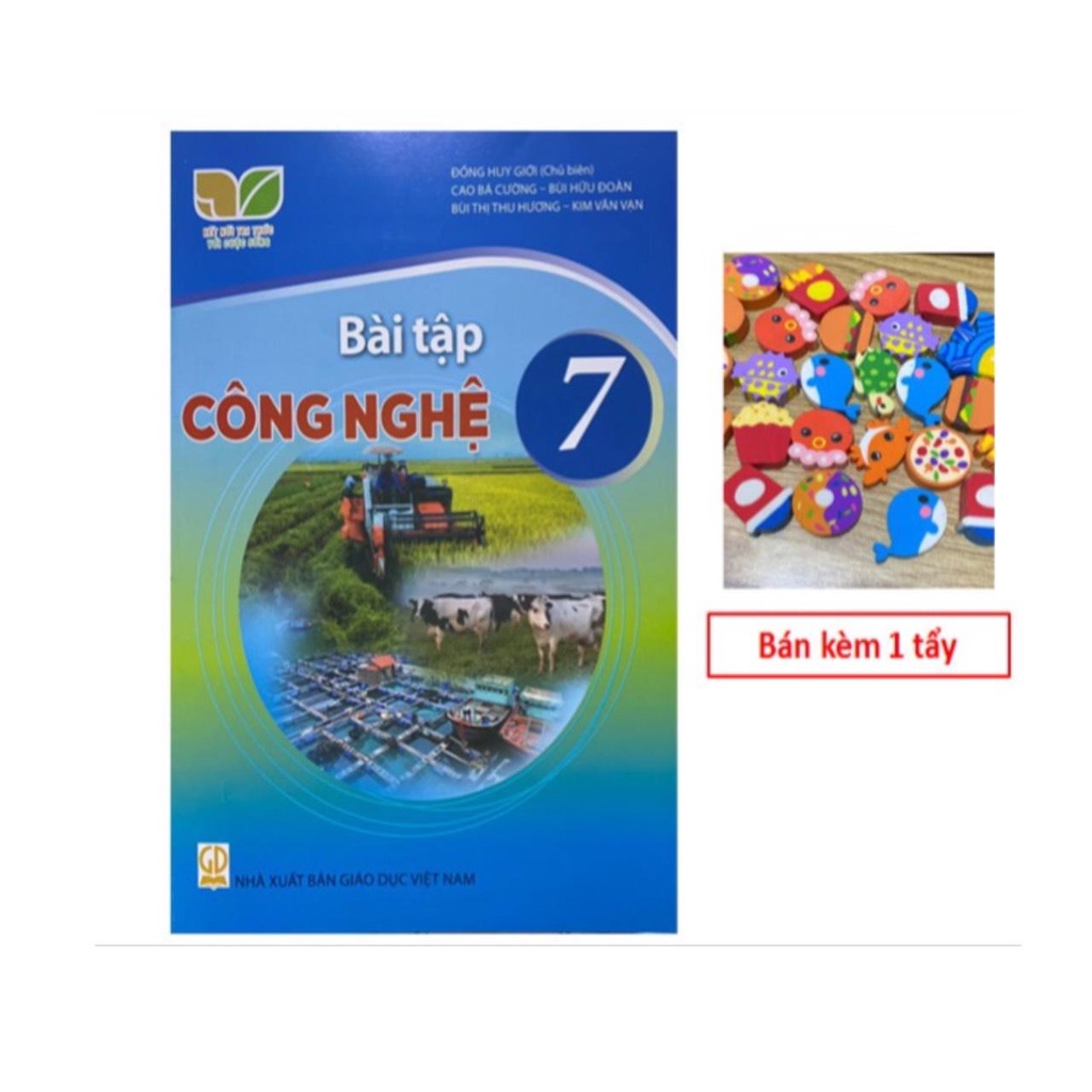 Sách - Bài tập công nghệ 7 (Kết nối tri thức)+ kèm bán 1 cuốn bé tập tô màu
