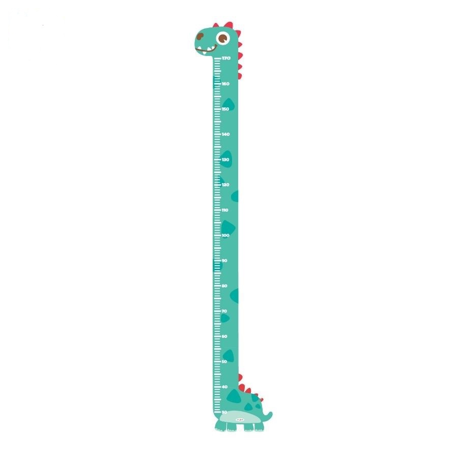 Thước đo chiều cao dán tường cho bé hình con vật đáng yêu bền đẹp Homedy Kids