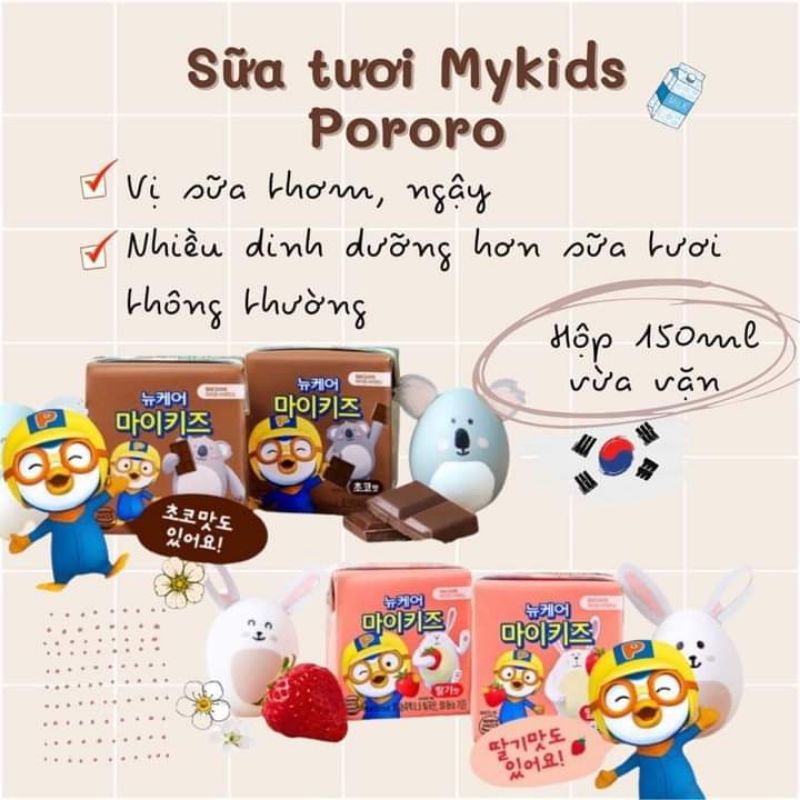 Sữa tươi Pororo Hàn Quốc ( Chính hãng 100%)