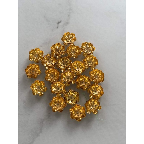 Phiến hoa sen 6 cánh 3 lớp 23mm- nguyên liệu làm trâm cài tóc cổ trang, nguyên liệu diy, Sỉ phụ kiện Khánh Huyền