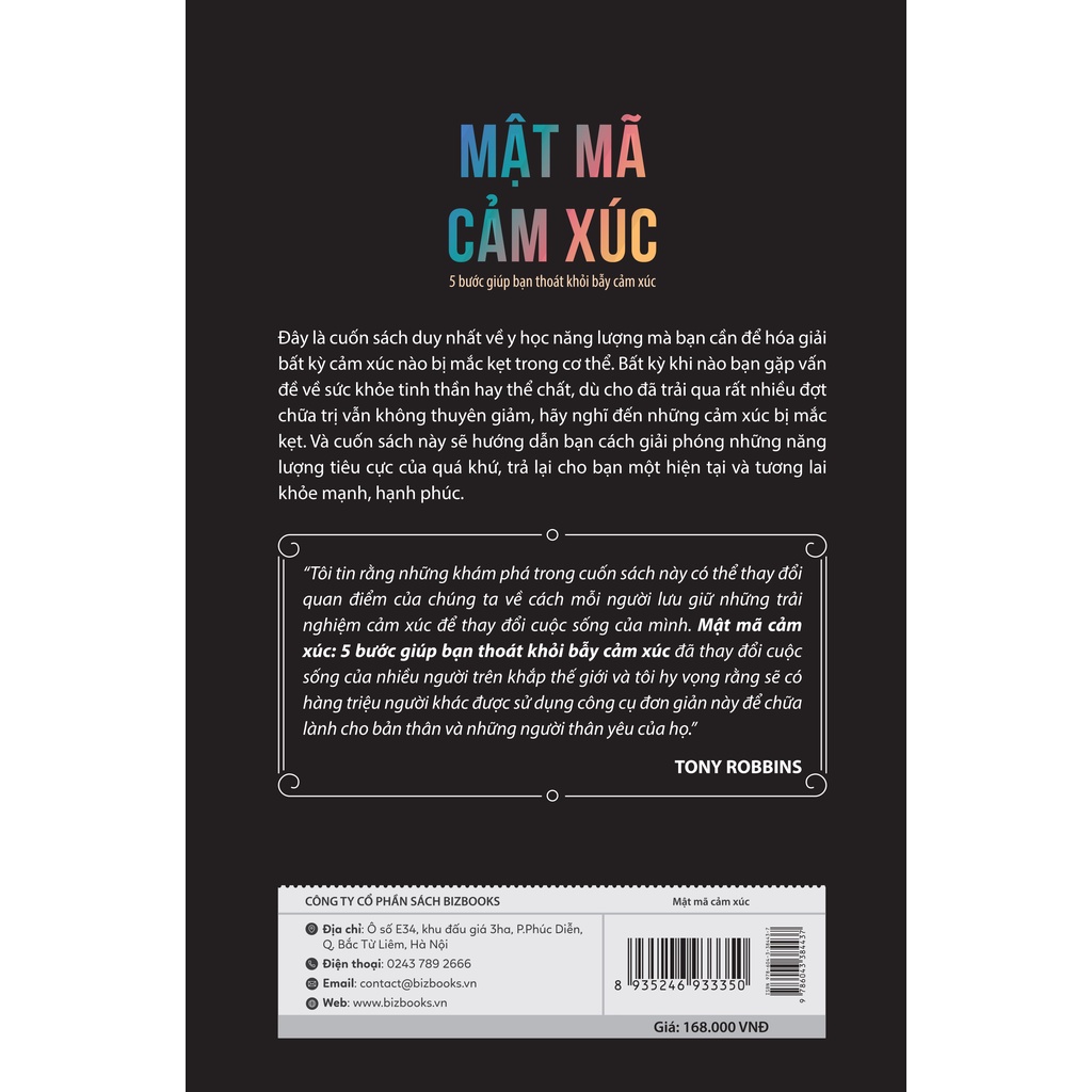 Sách Mật Mã Cảm Xúc: 5 Bước Giúp Bạn Giải Phóng Bẫy Cảm Xúc - Cách Quản Trị, Kiểm Soát Và Cân Bằng Cảm Xúc