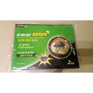 Bẫy dính chuột NO RUN 2 bẫy/1sp (bẫy mỏng)