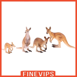 Set 4 Mô Hình Đồ Chơi Nhân Vật Kangaroo