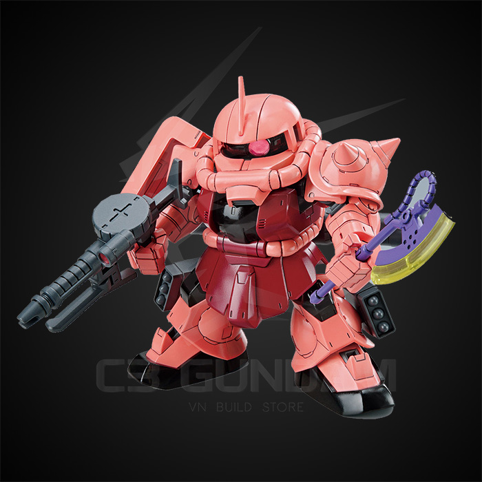 MÔ HÌNH GUNDAM BANDAI SD HELLO KITTY/ZAKU II PRINCIPALITY OF ZEON CHAR AZNABLE'S MOBILE SUITS SDCS