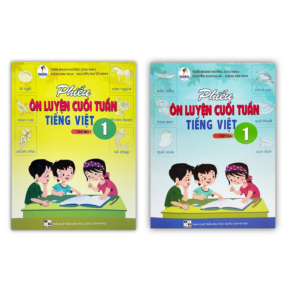Sách - Combo phiếu ôn luyện cuối tuần tiếng việt lớp 1