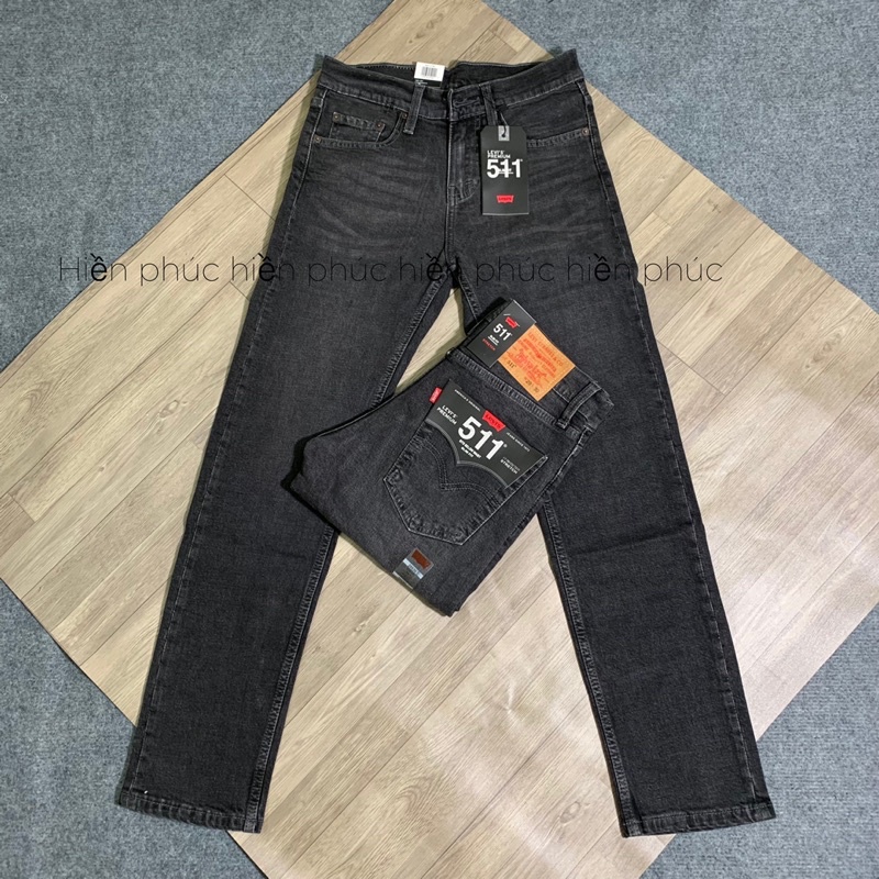 Quần jeans levis 511 màu lông chuột dáng vừa.