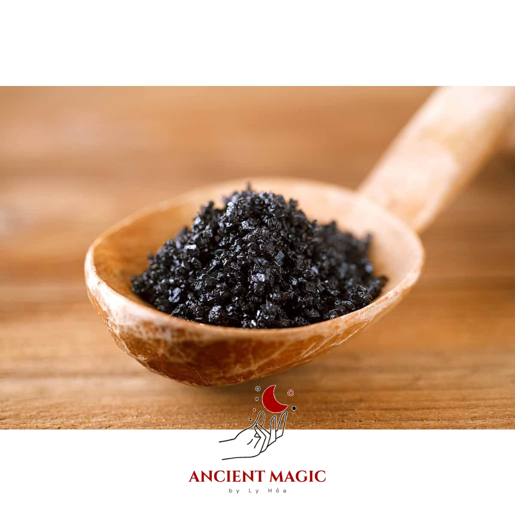 500g MUỐI ĐEN  - Dùng cho ma thuật bảo vệ, trục xuất, giải phóng & thanh lọc | Ancient Magic by Ly Hỏa