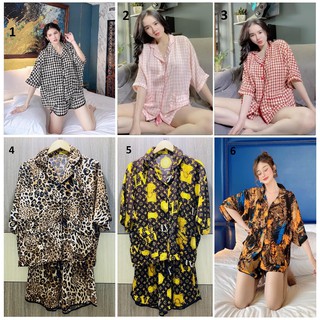 [MUA 1 TẶNG 1] [40-65kg] Đồ Bộ Lụa Mai Ngô - Quần Đùi Tay Cánh Dơi (P1)