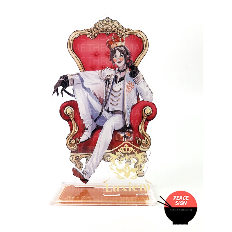 Mô hình LUXIEM - HALF ANNIVERSARY ver standee Vtuber tượng acrylic anime mica chibi trưng bày Ike Mysta Luca Vox Shu