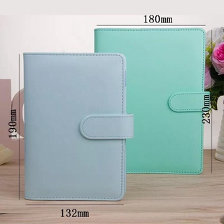 Alison Notebook Cover Refillable DIY Ring Binder File Folder A6 / A5 Da PU Notepad Cover
