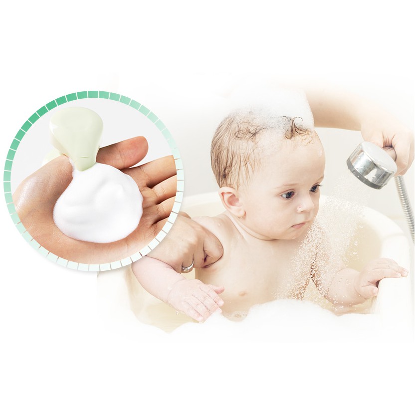 Sữa tắm gội thảo dược thiên nhiên cho bé sơ sinh và trẻ nhỏ dạng bọt BOSCP 270ml - LG Hàn Quốc