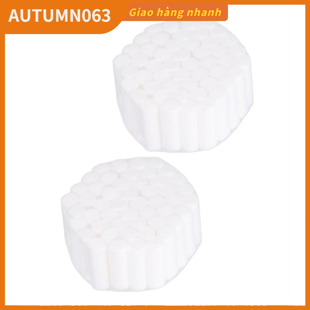 Autumn063 100 cái Gạc Nha Khoa Có Khả Năng Thấm Hút Cao Cuộn Bông Bóng Phụ Kiện cho Miệng Chảy máu mũi