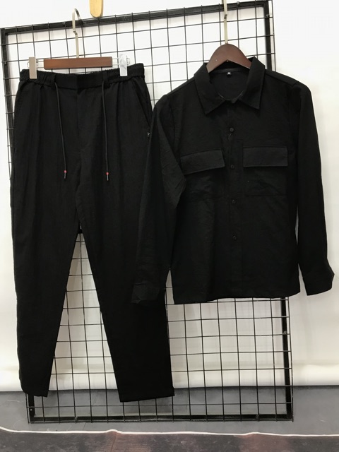 [SIÊU COMBO ĐŨI DÀI TAY ] QUẦN ĐŨI DÀI SƠ MI NAM DÀI TAY ĐŨI CỔ TÀU CỔ BẺ HÀN QUỐC HOT 2020 thời trang nam atb shop | BigBuy360 - bigbuy360.vn