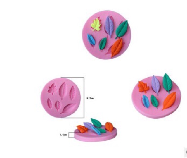 Khuôn silicon 4D lông chim mẫu 3