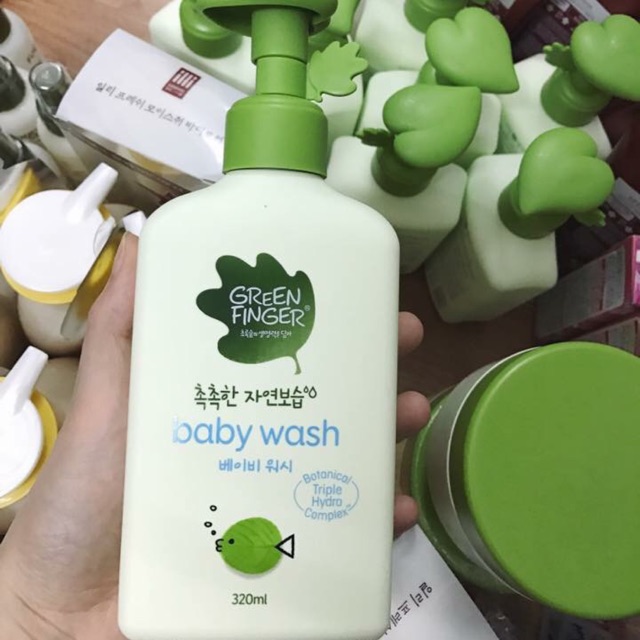 Sữa tắm gội cho bé green finger