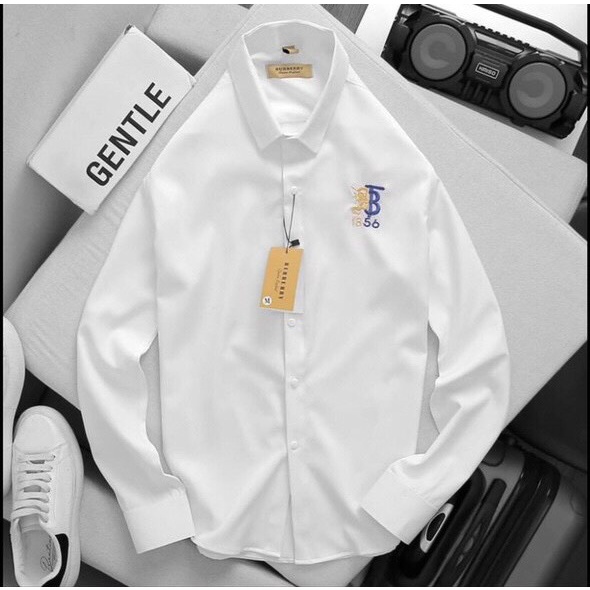 Áo sơ mi nam BBR CAO CẤP dài tay Cổ bẻ - Hình thật