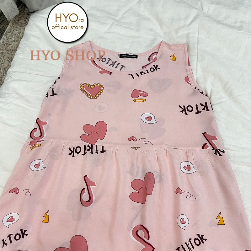 Váy Bầu Đẹp Babydoll dáng suông Lanh Tole Ngủ Mặc ở Nhà đẹp thiết kế